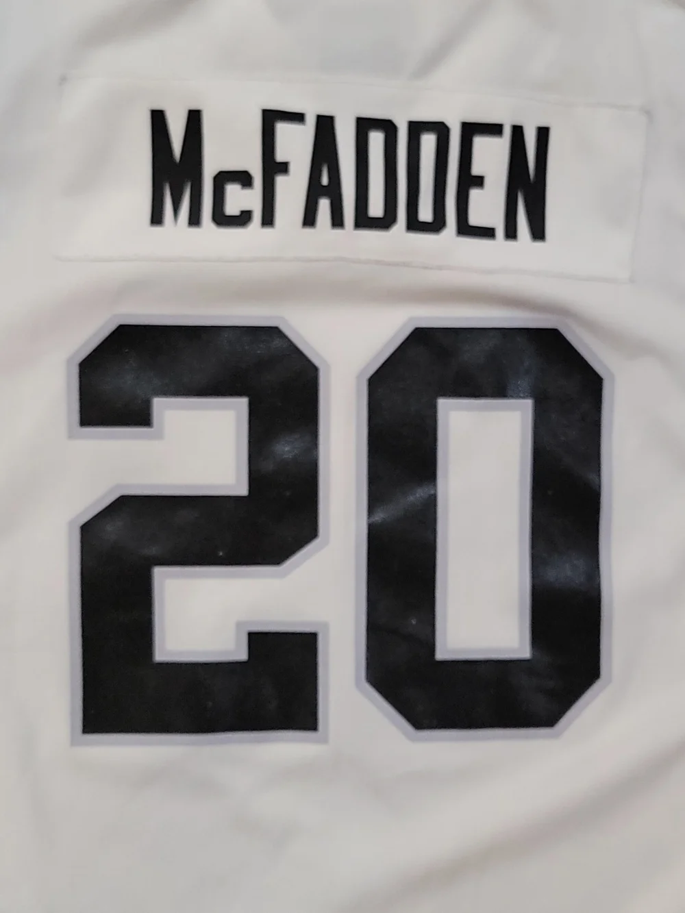 Nike White Touths NFL #20 Football Jersey